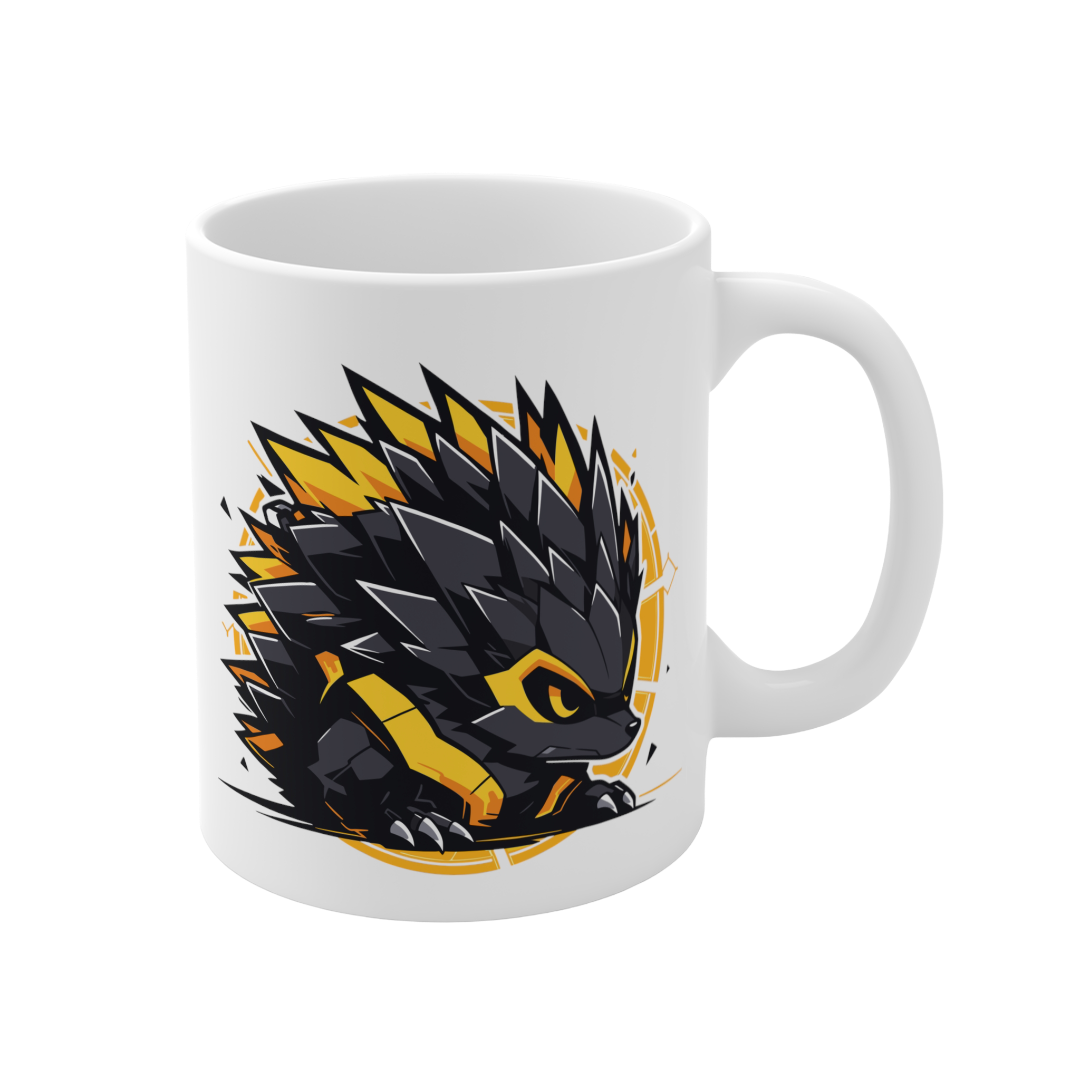 11 Oz Mug | Mascot-Hedgehog-004