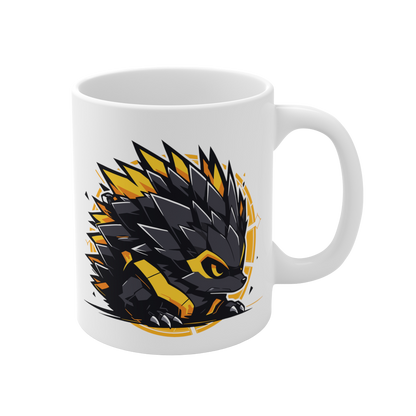 11 Oz Mug | Mascot-Hedgehog-004