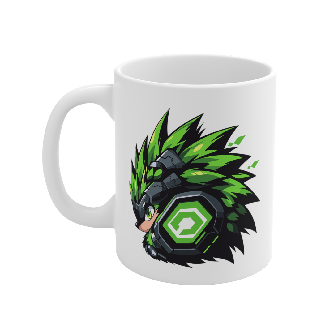 11 Oz Mug | Mascot-Hedgehog-005