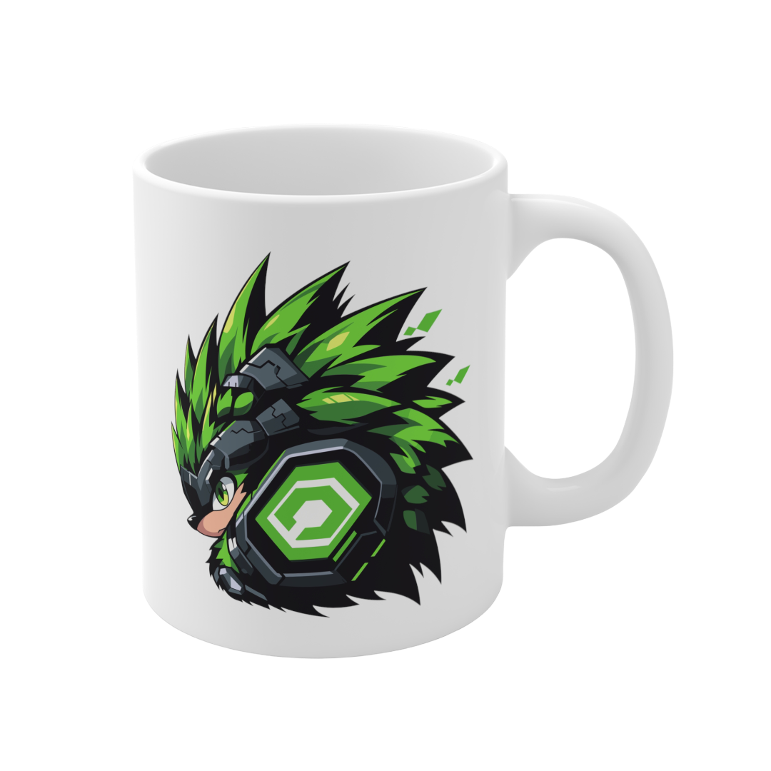 11 Oz Mug | Mascot-Hedgehog-005