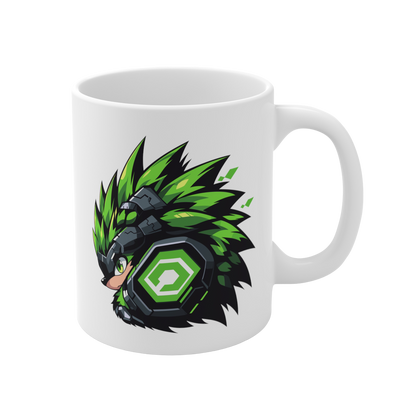 11 Oz Mug | Mascot-Hedgehog-005