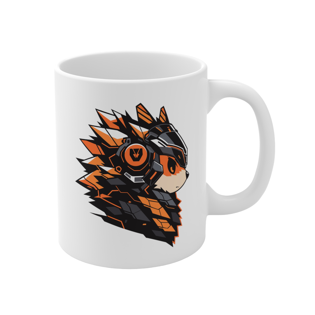 11 Oz Mug | Mascot-Hedgehog-007