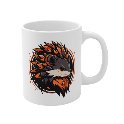 11 Oz Mug | Mascot-Hedgehog-008