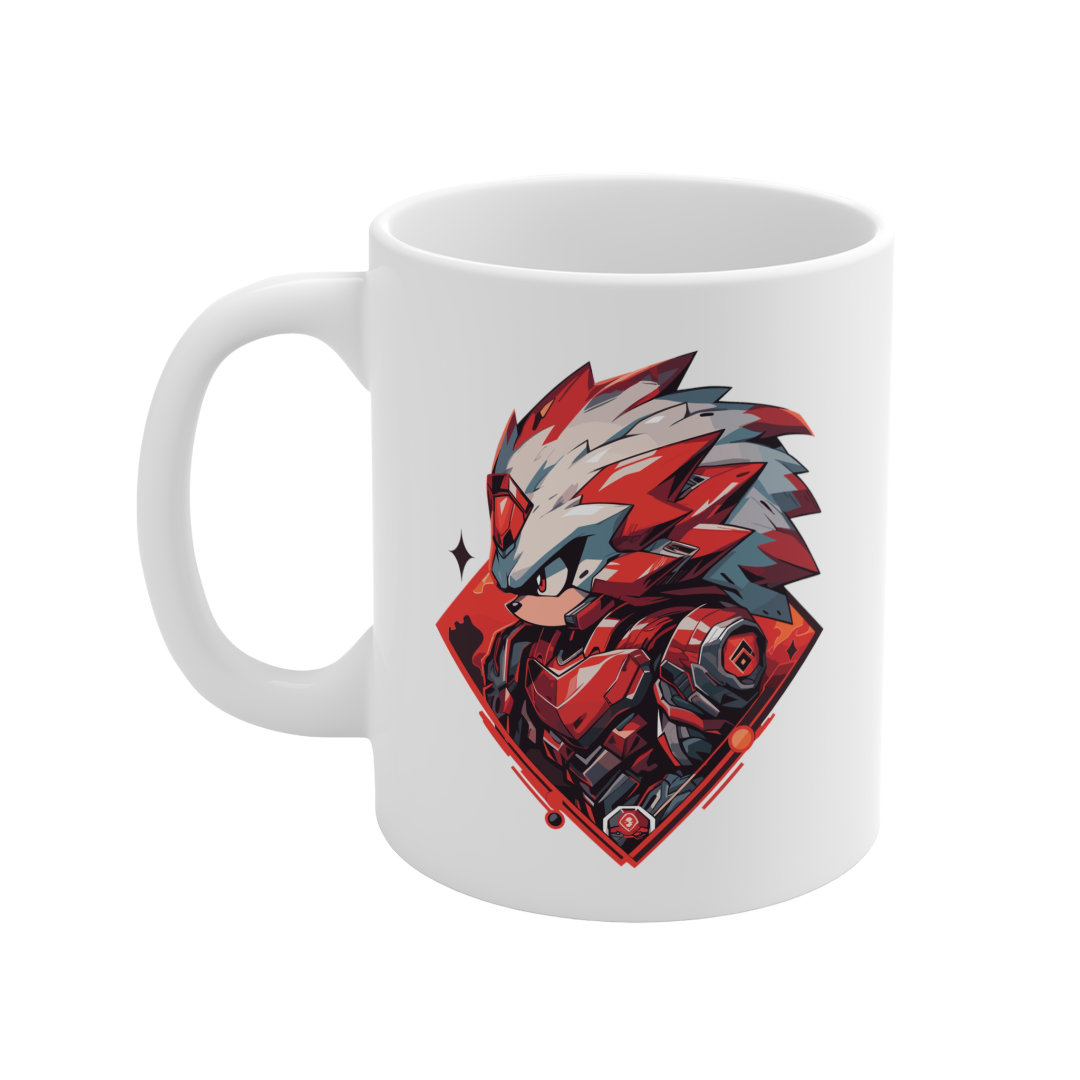 11 Oz Mug | Mascot-Hedgehog-009