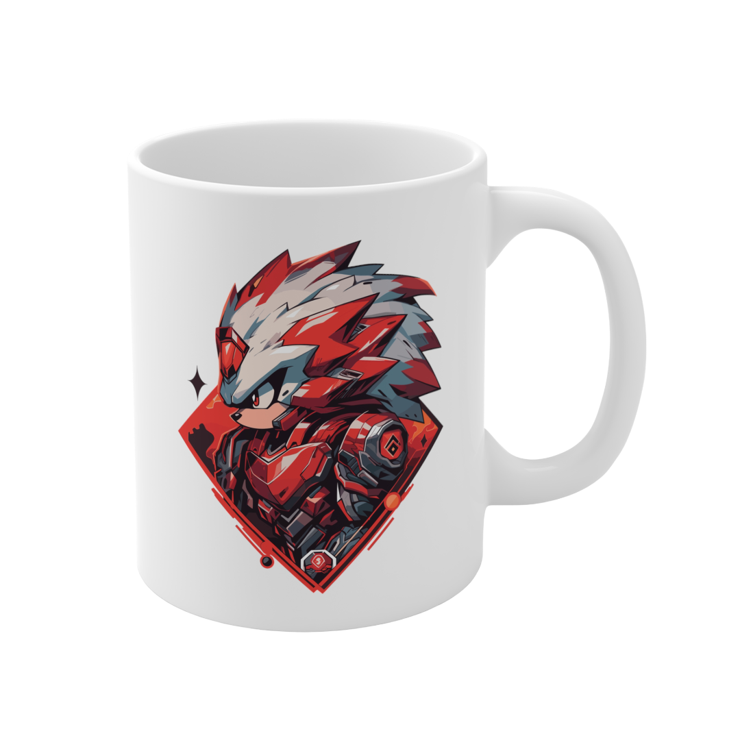 11 Oz Mug | Mascot-Hedgehog-009