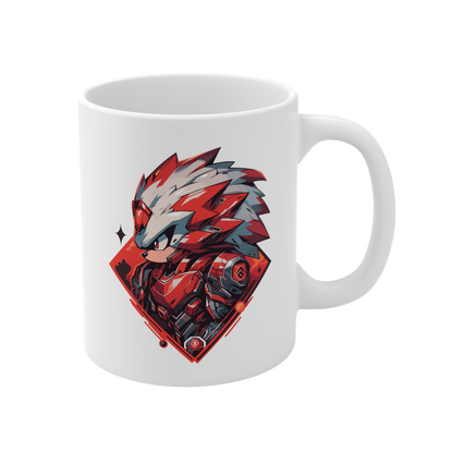 11 Oz Mug | Mascot-Hedgehog-009