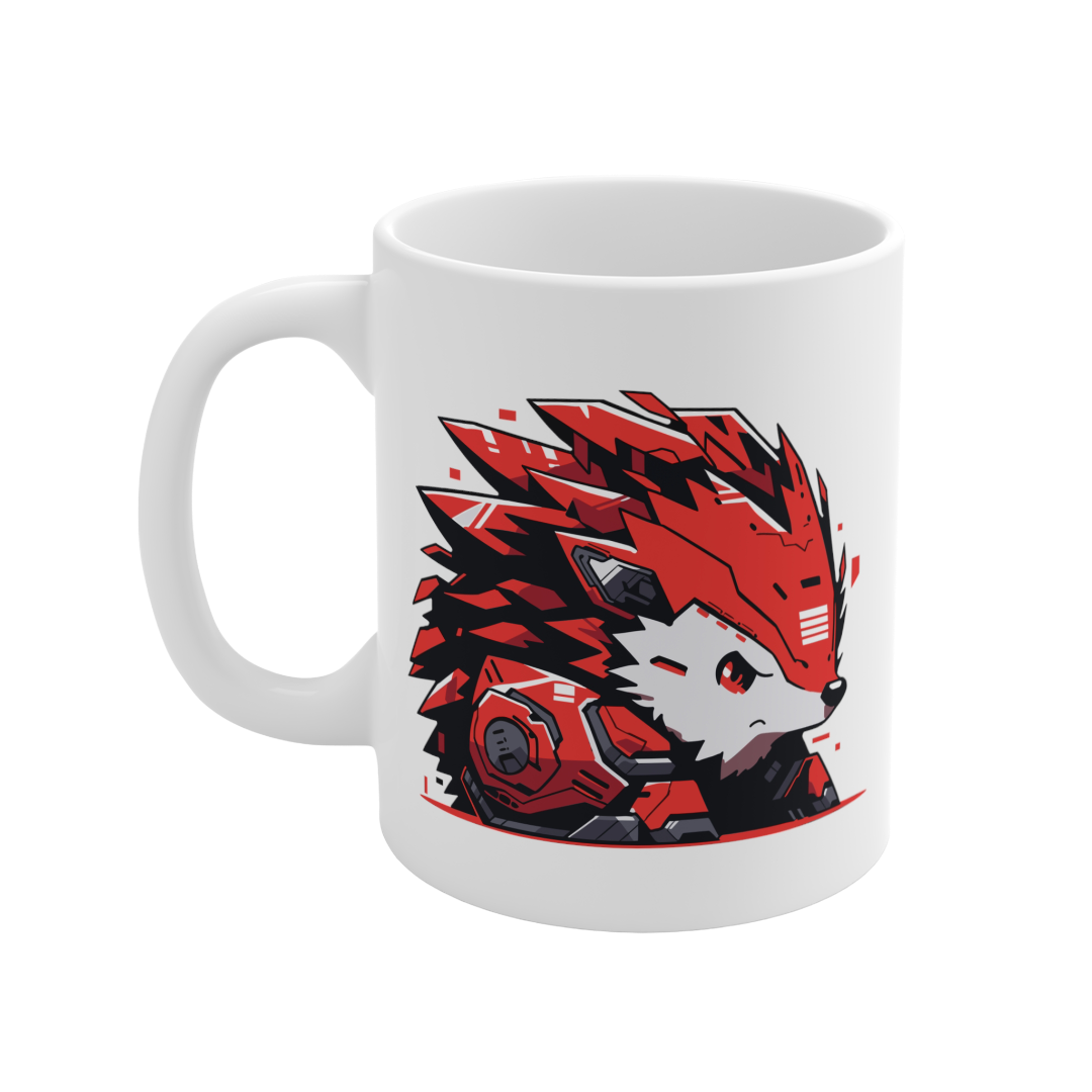 11 Oz Mug | Mascot-Hedgehog-010