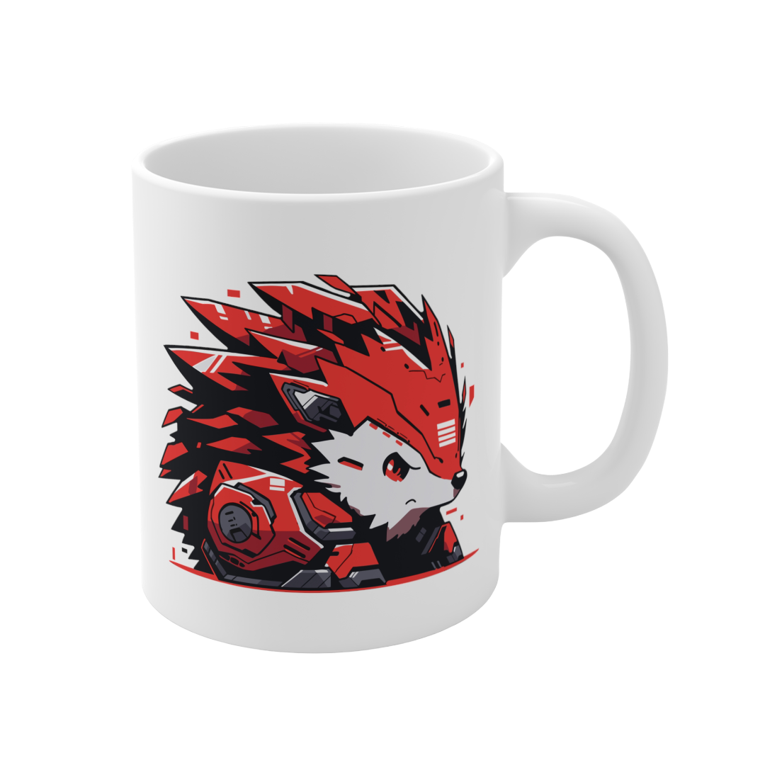 11 Oz Mug | Mascot-Hedgehog-010