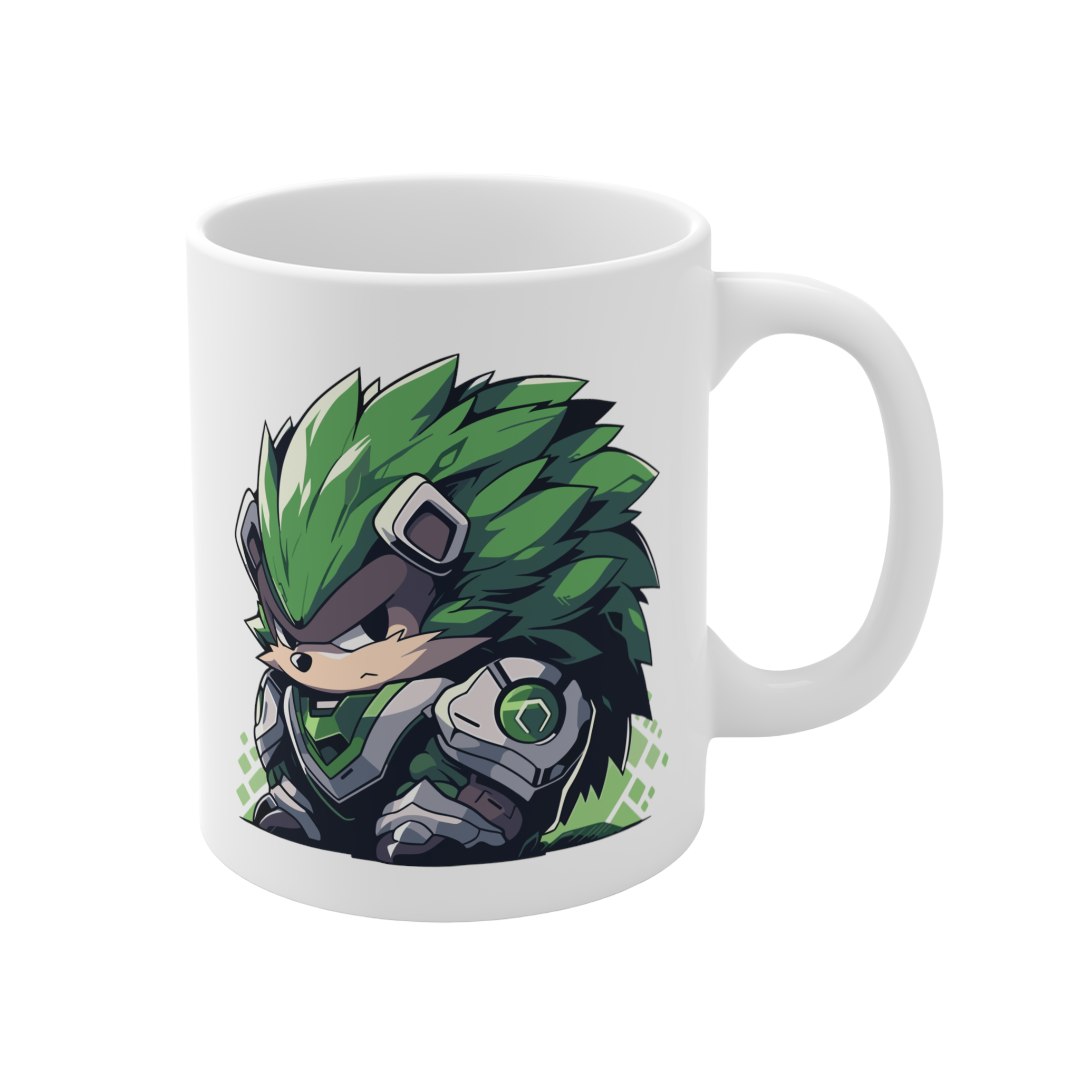 11 Oz Mug | Mascot-Hedgehog-011