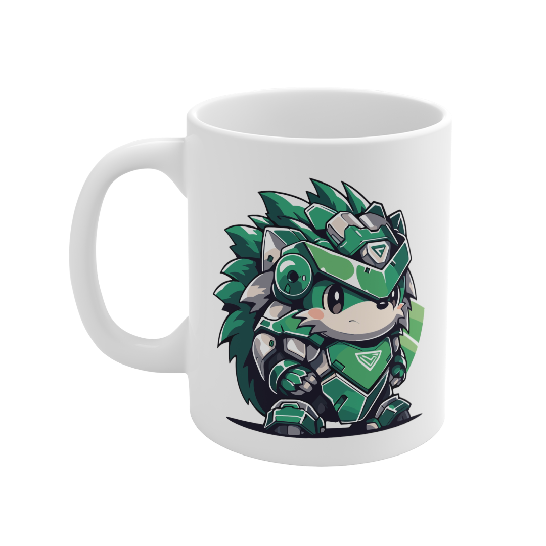 11 Oz Mug | Mascot-Hedgehog-012