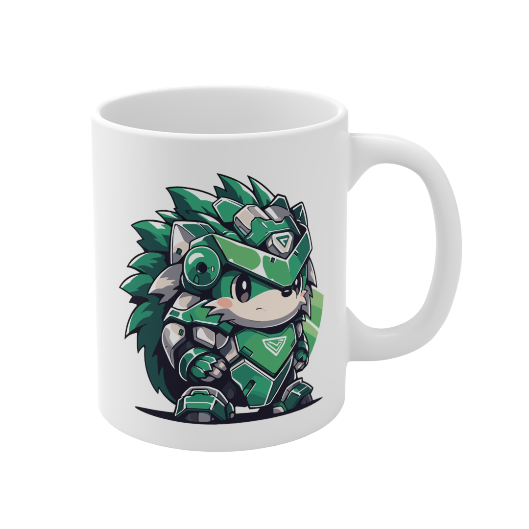 11 Oz Mug | Mascot-Hedgehog-012