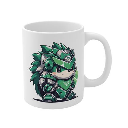 11 Oz Mug | Mascot-Hedgehog-012