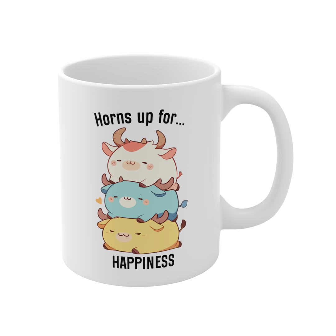 11 Oz Mug | Kawaii-Bull-002