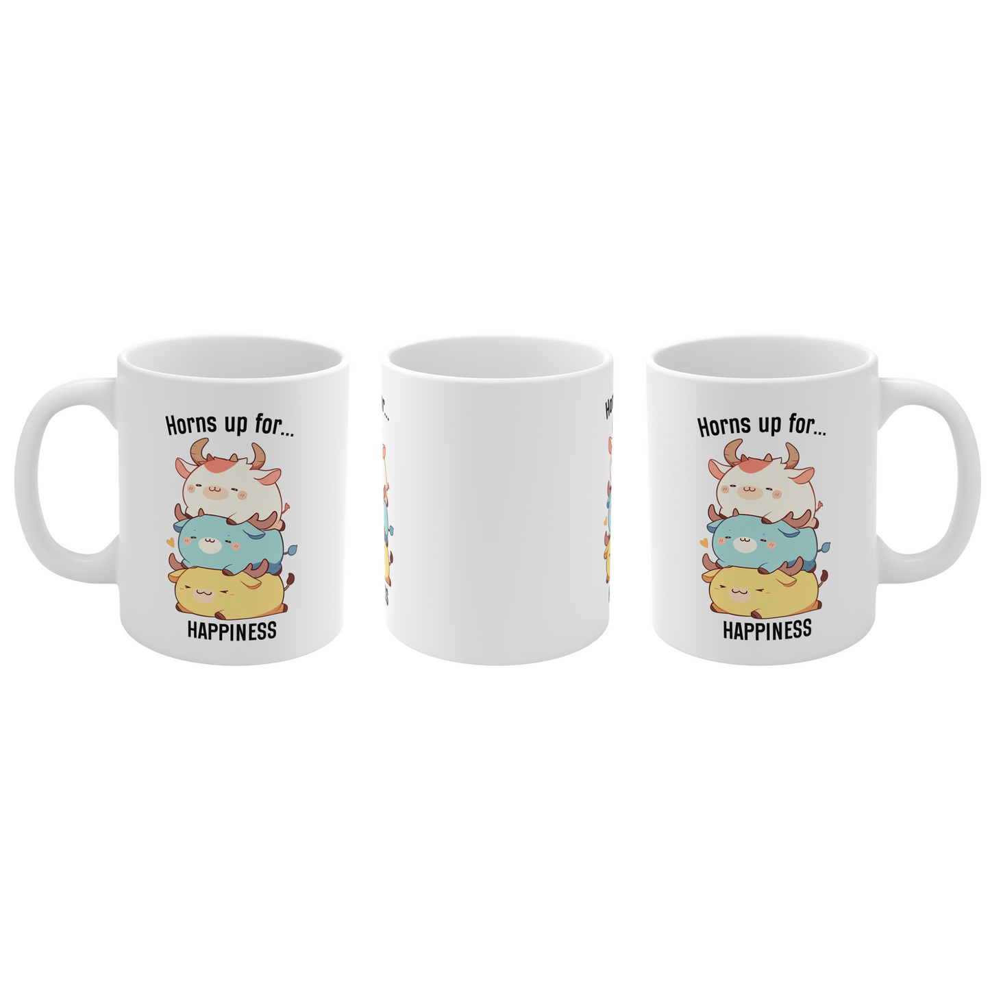 11 Oz Mug | Kawaii-Bull-002