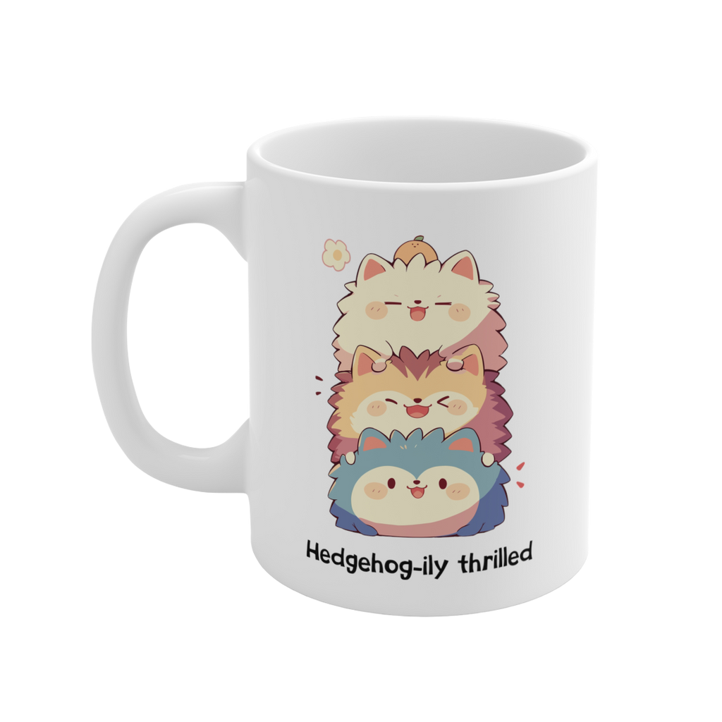 11盎司马克杯 | Kawaii-Hedgehog-002