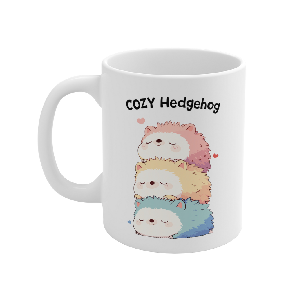 11盎司马克杯 | Kawaii-Hedgehog-003