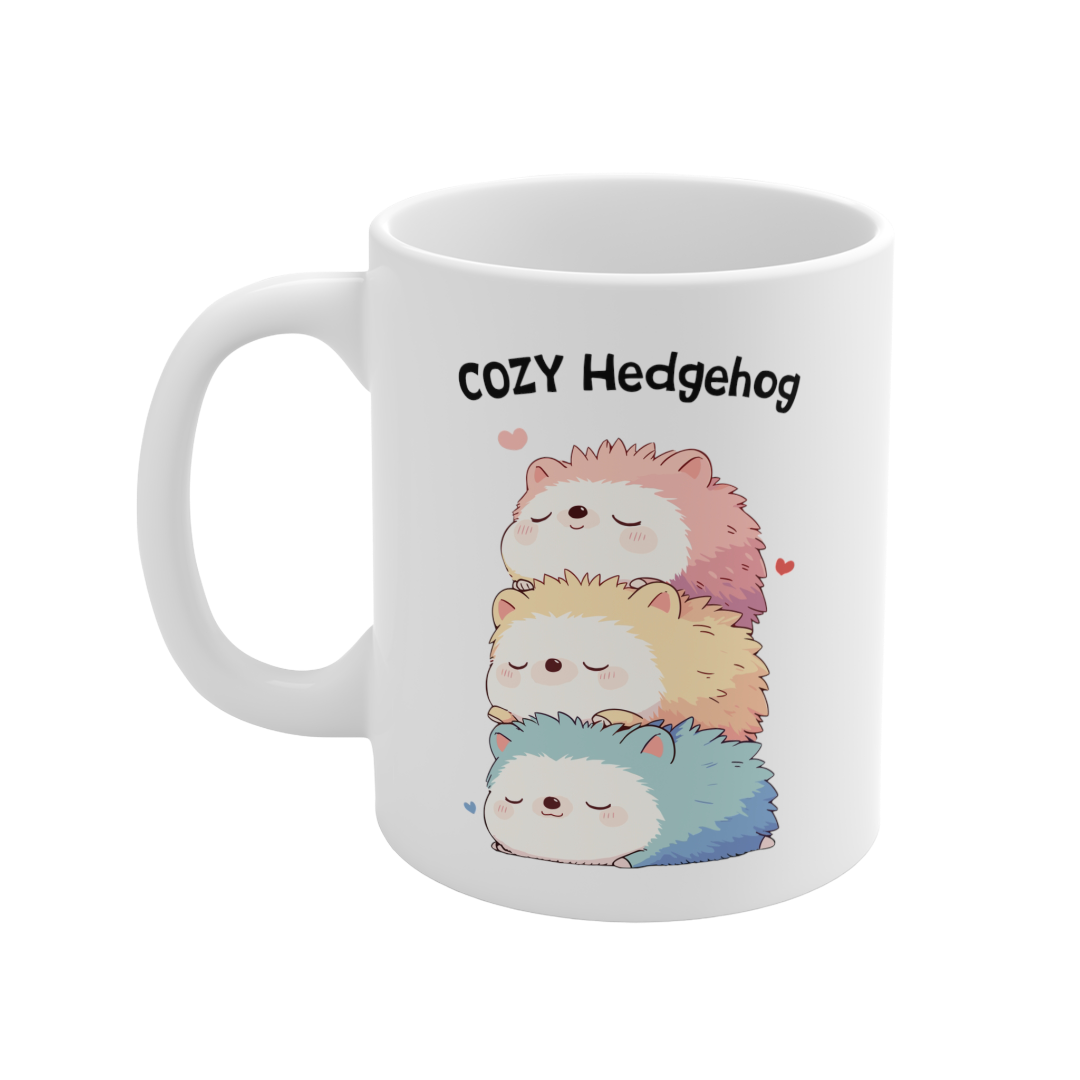 11 Oz Mug | Kawaii-Hedgehog-003