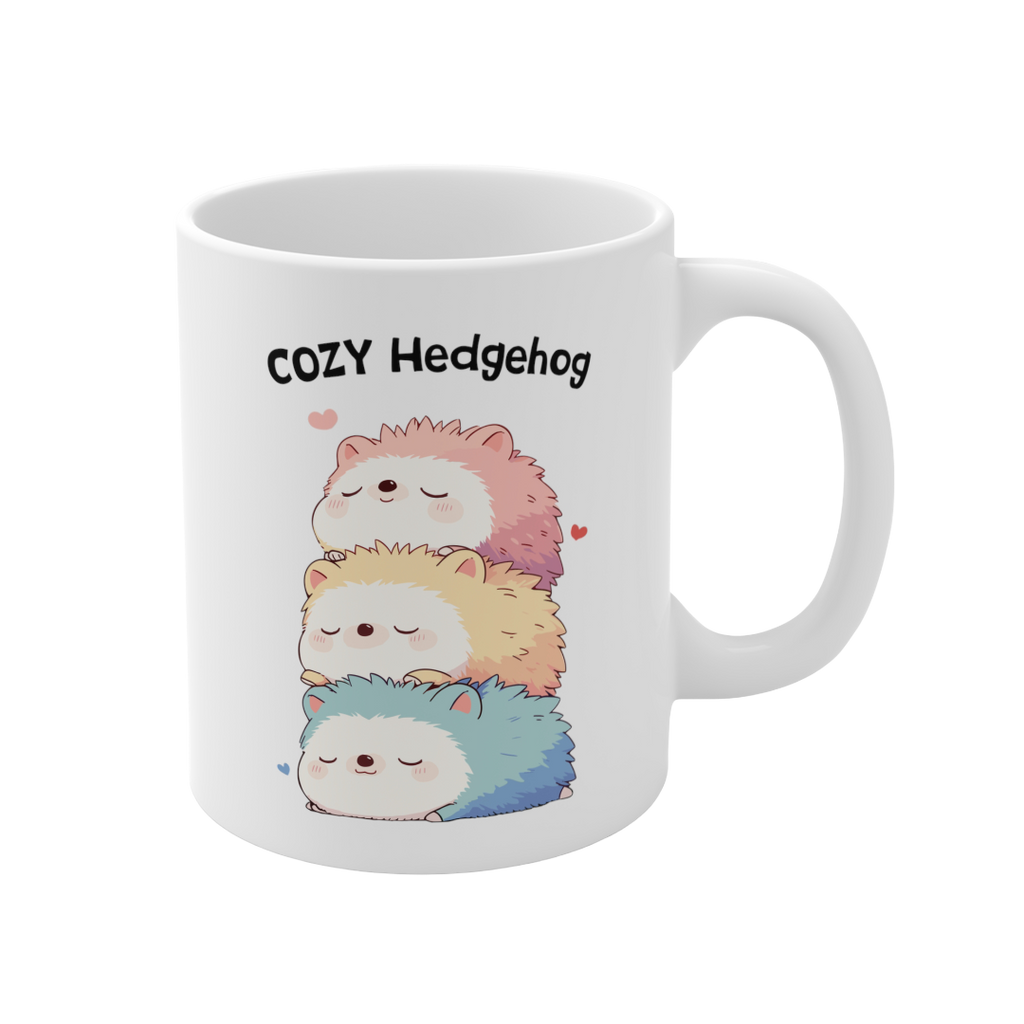 11盎司马克杯 | Kawaii-Hedgehog-003