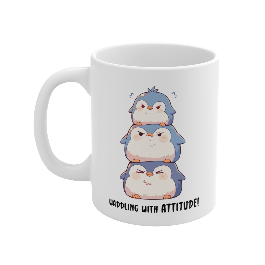 11 Oz Mug | Kawaii-Penguin-001