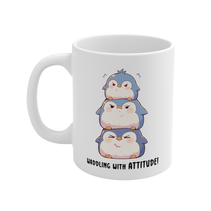 11 Oz Mug | Kawaii-Penguin-001