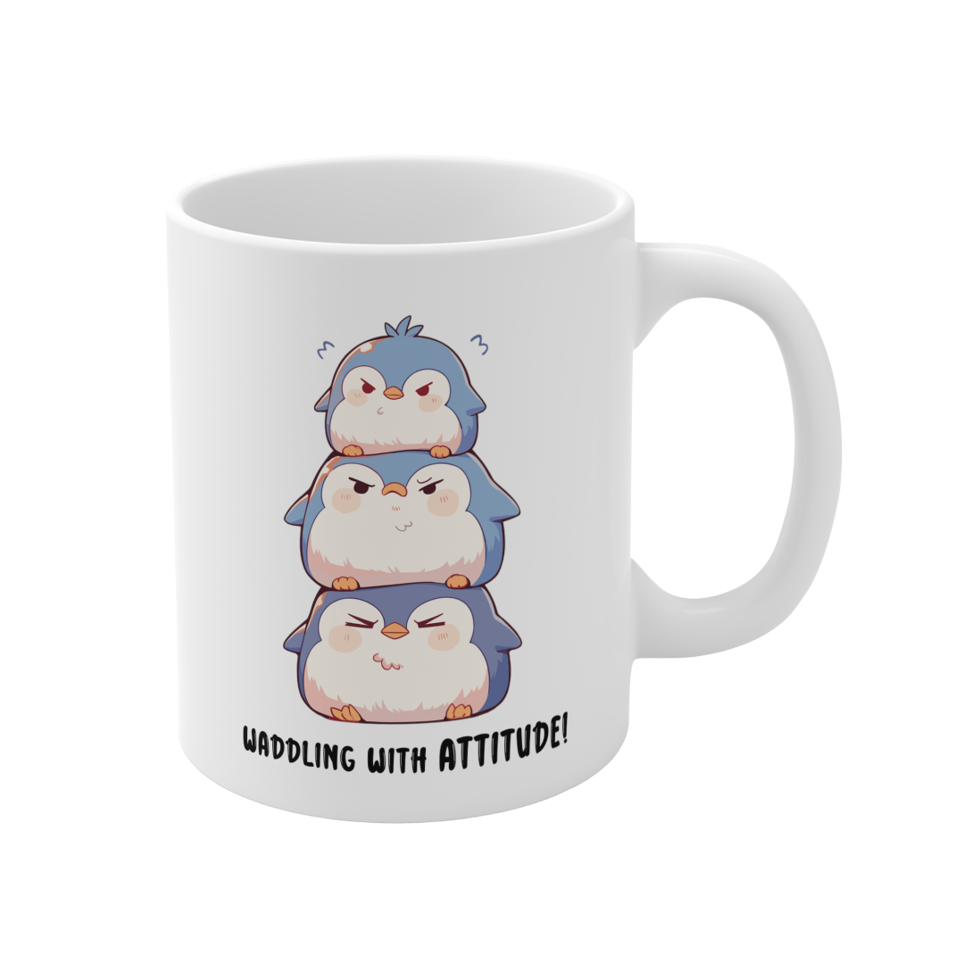 11 Oz Mug | Kawaii-Penguin-001