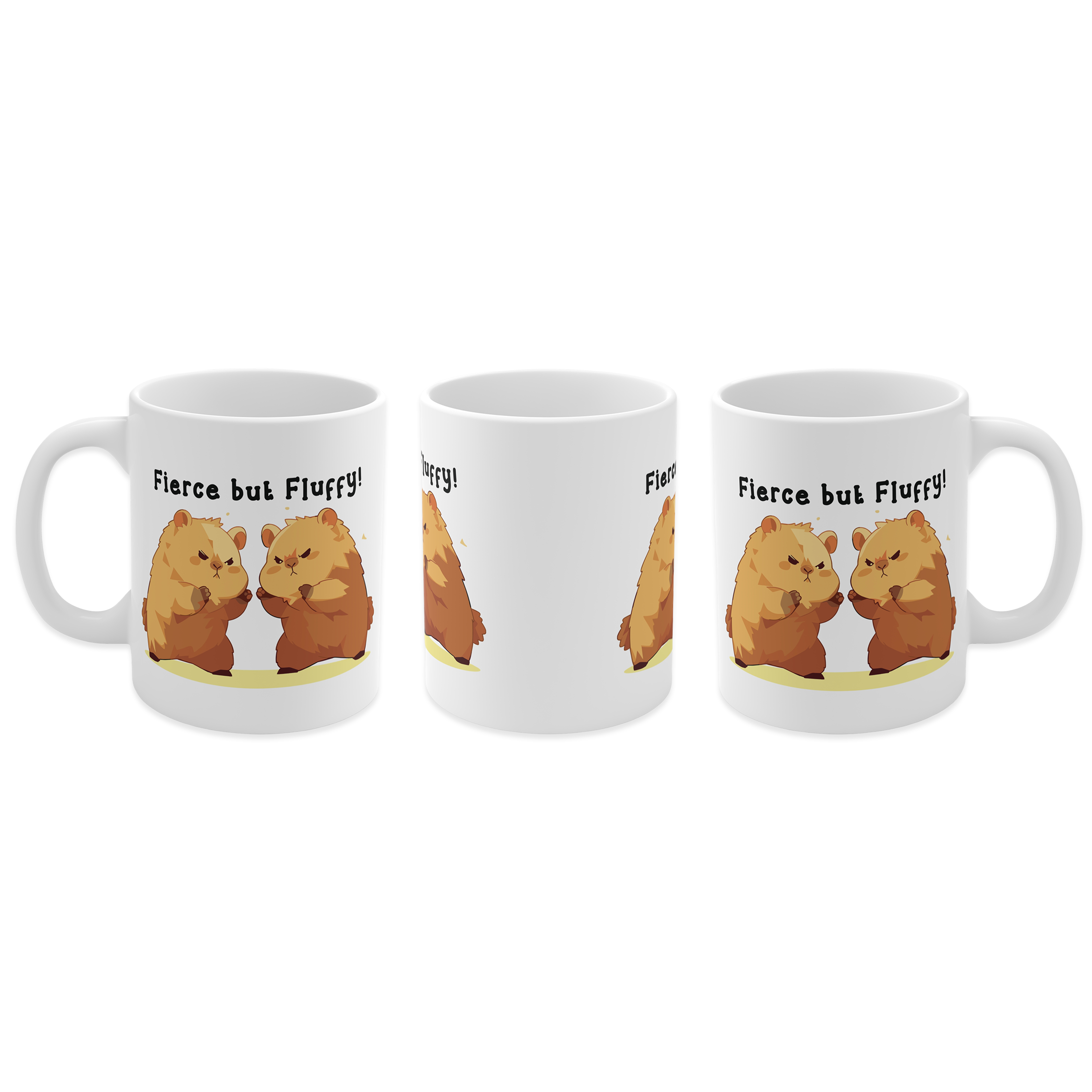 11 盎司马克杯 |卡哇伊-水豚-005