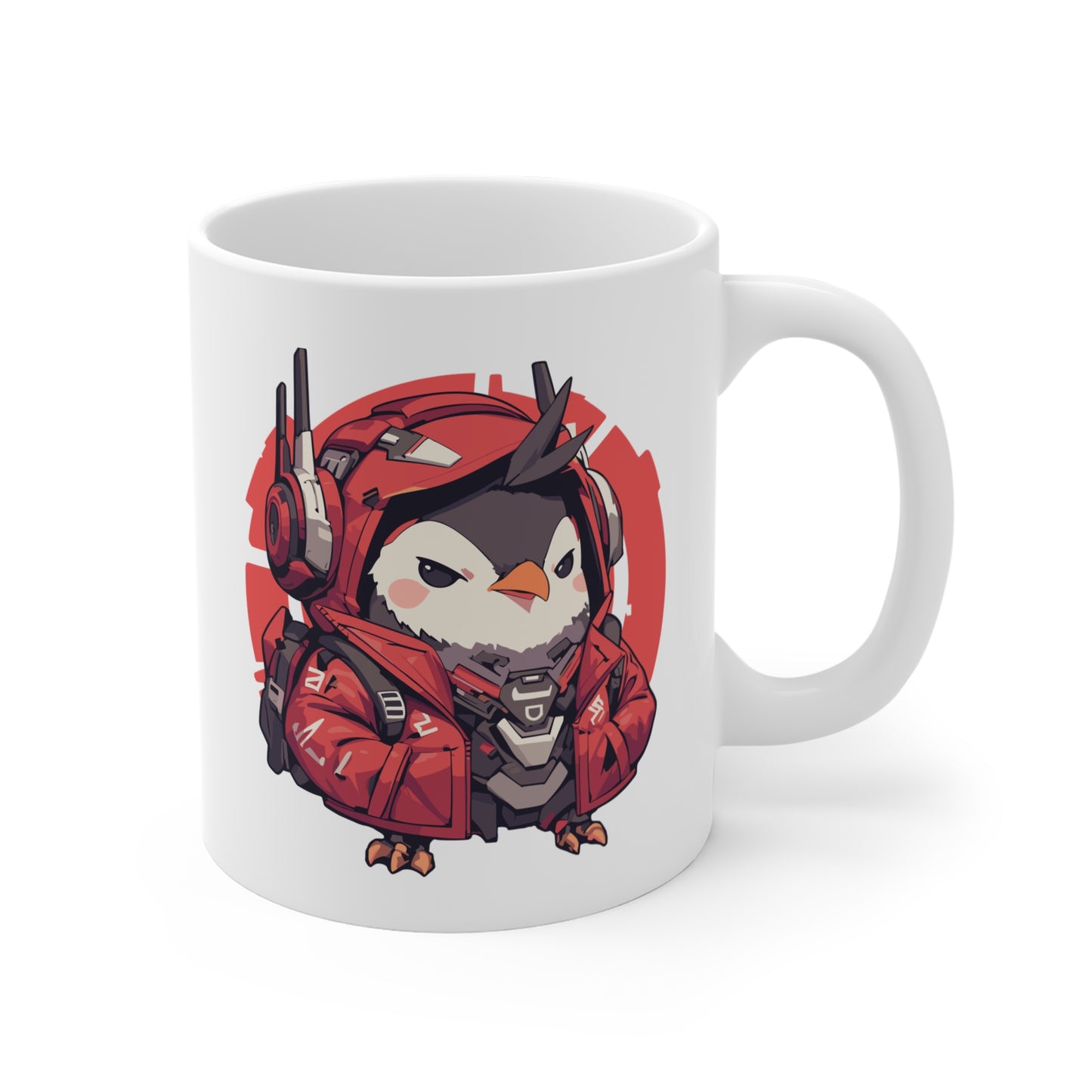 11 Oz Mug | Mascot-Penguin-009