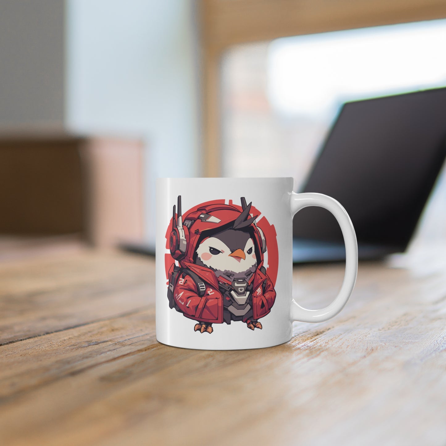 11 Oz Mug | Mascot-Penguin-009