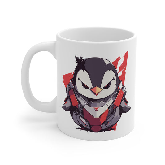 11 Oz Mug | Mascot-Penguin-010