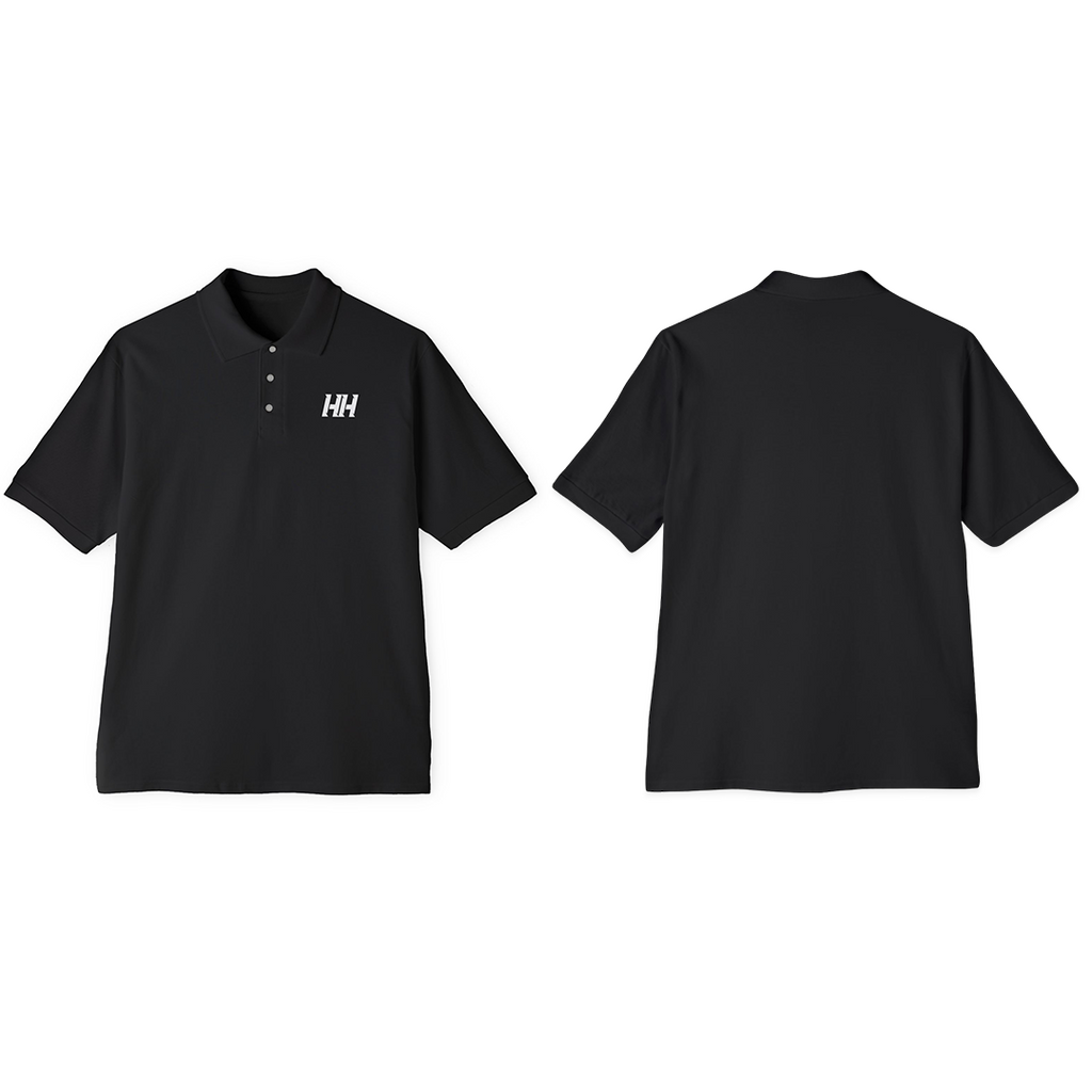 100% 纯棉珠地网眼 Polo 衫 | HH-DTF-001