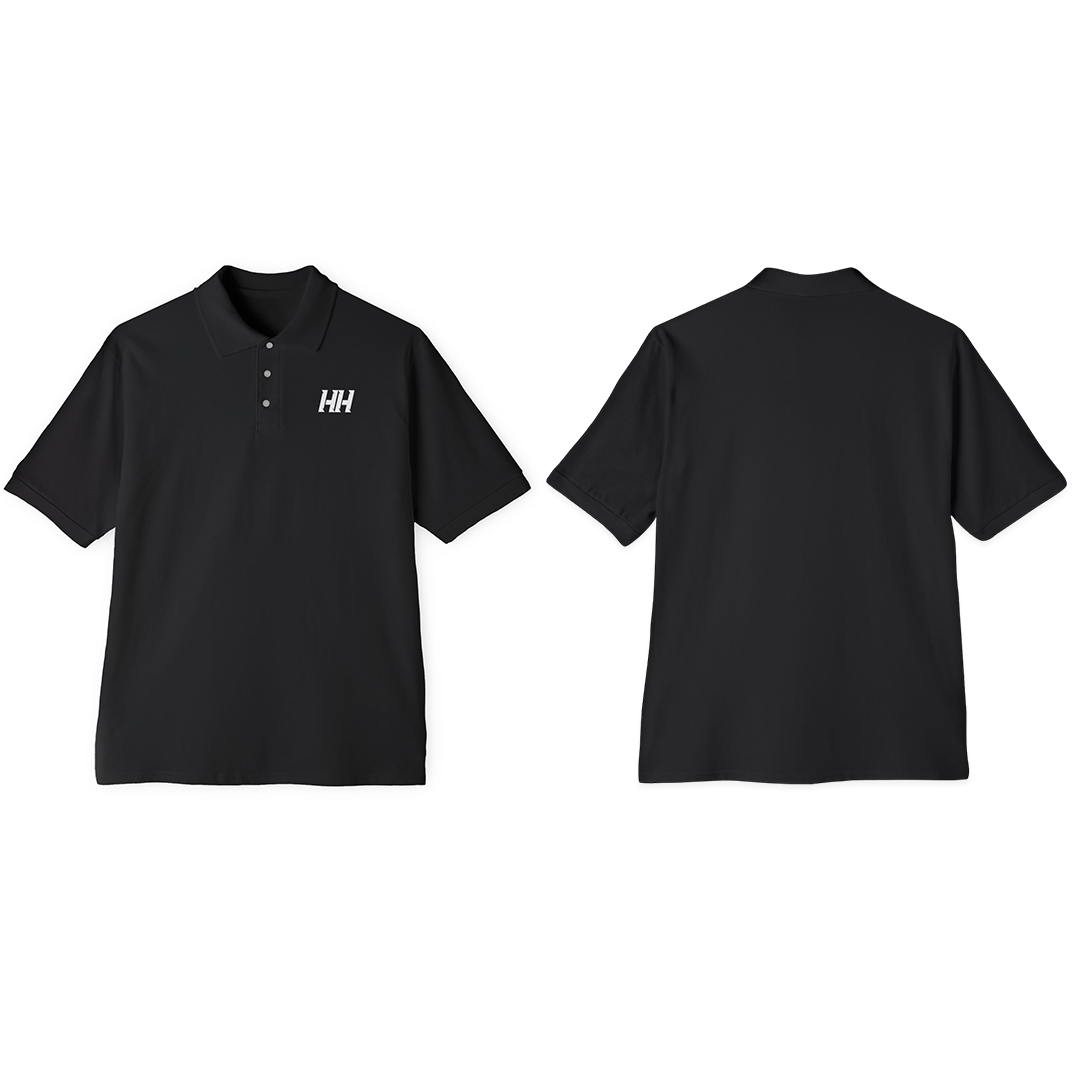 100% 纯棉珠地网眼 Polo 衫 | HH-DTF-001