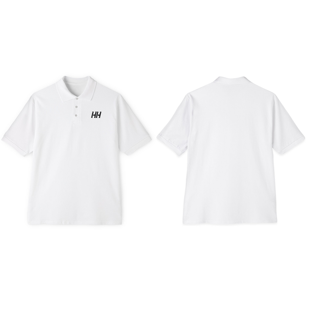 100% 纯棉珠地网眼 Polo 衫 | HH-DTF-001
