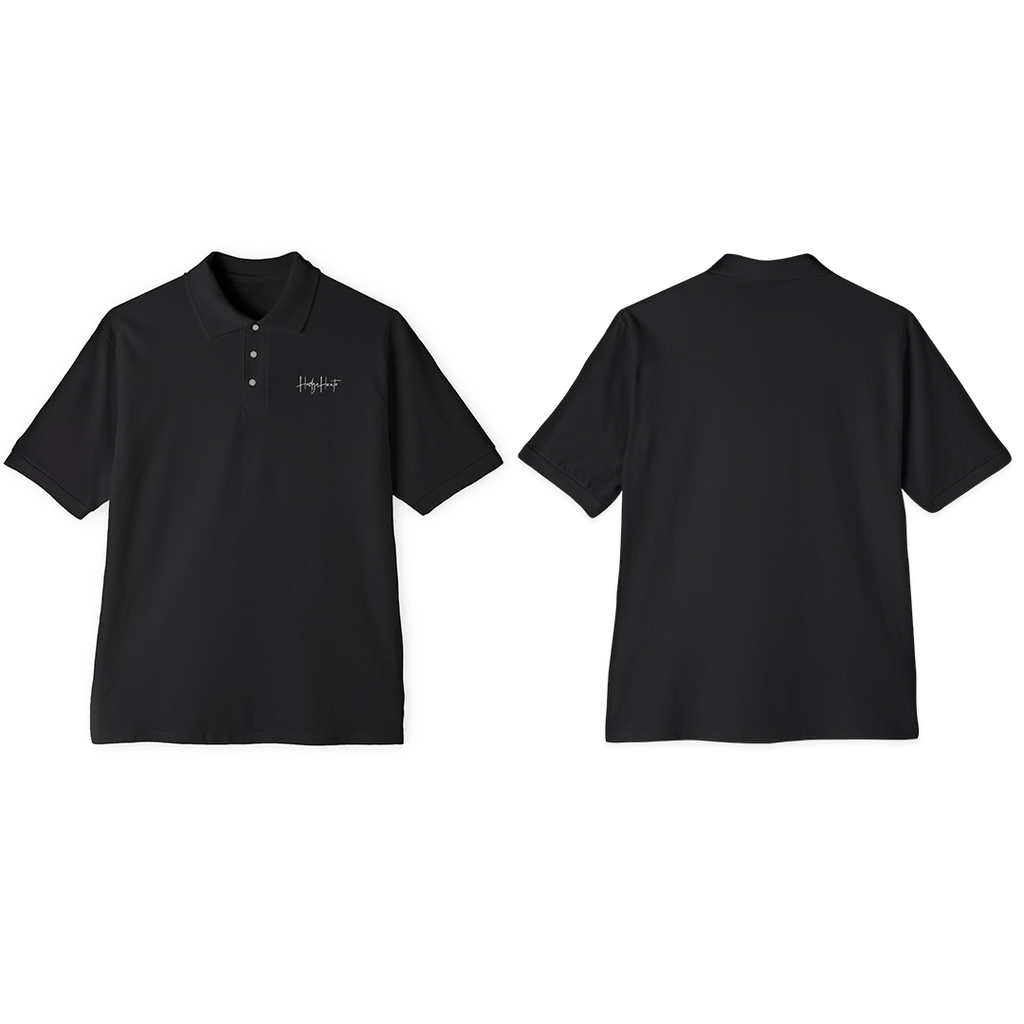 100% 纯棉珠地网眼 Polo 衫 | HH-DTF-100