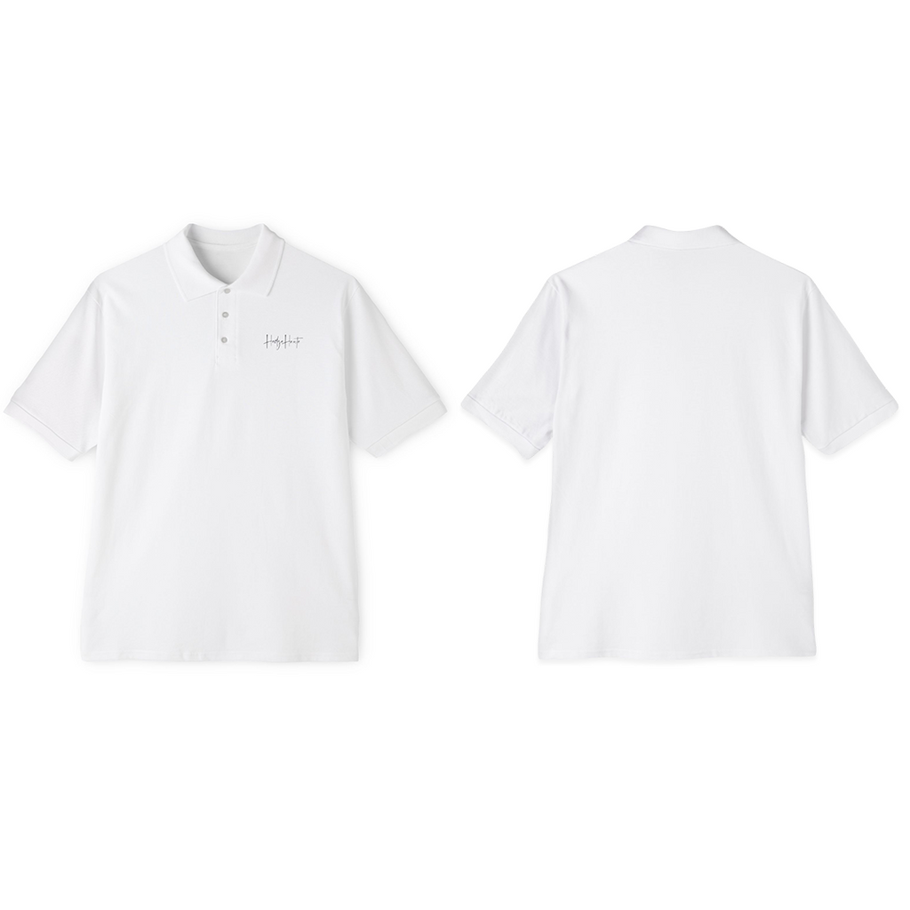 100% 纯棉珠地网眼 Polo 衫 | HH-DTF-100