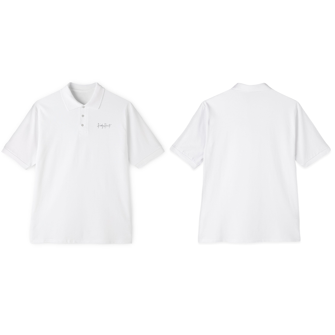 100% 纯棉珠地网眼 Polo 衫 | HH-DTF-100