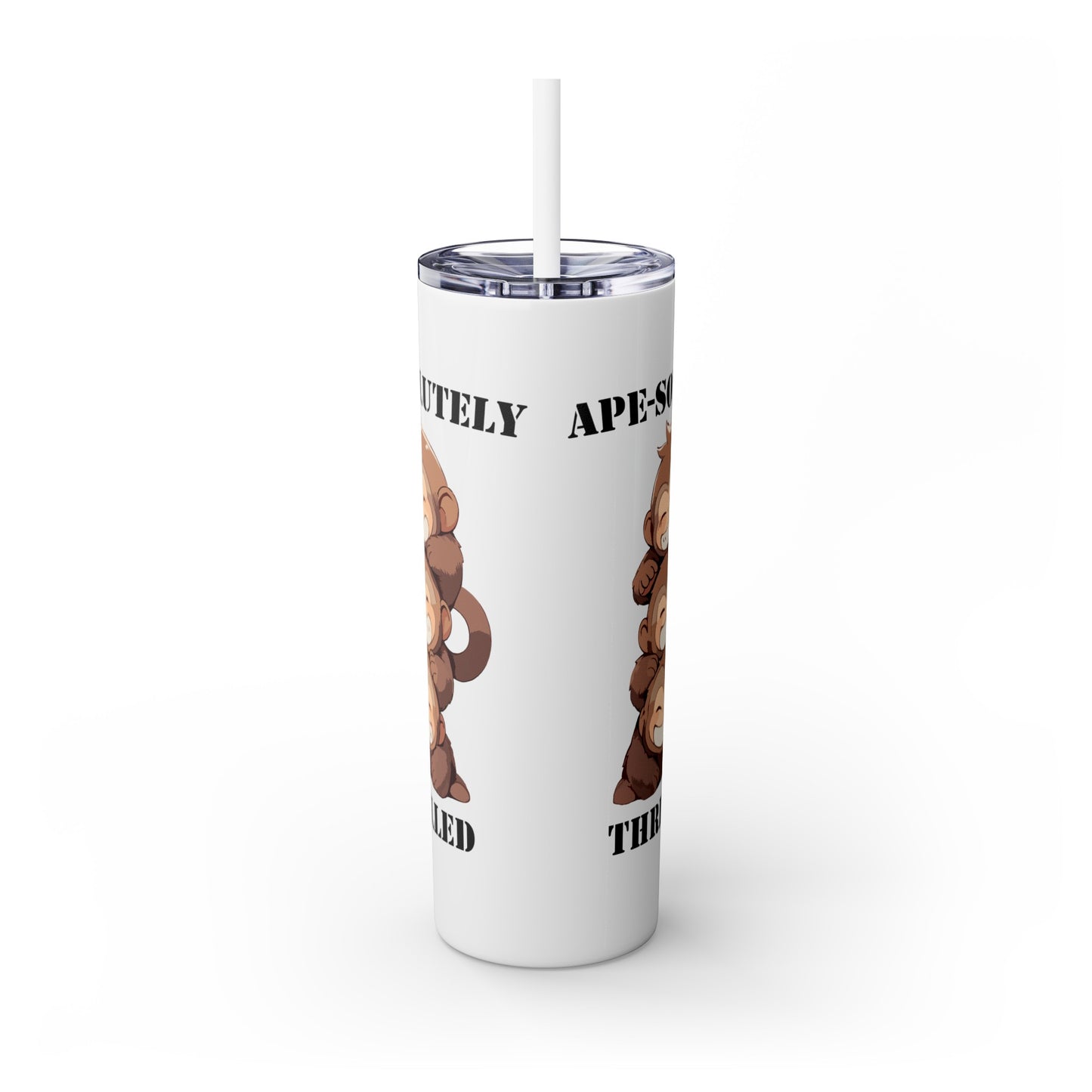 Kawaii, 20 Oz Tumbler, Stainless Steel, Leakproof T20-2405-Kawaii-Ape-002