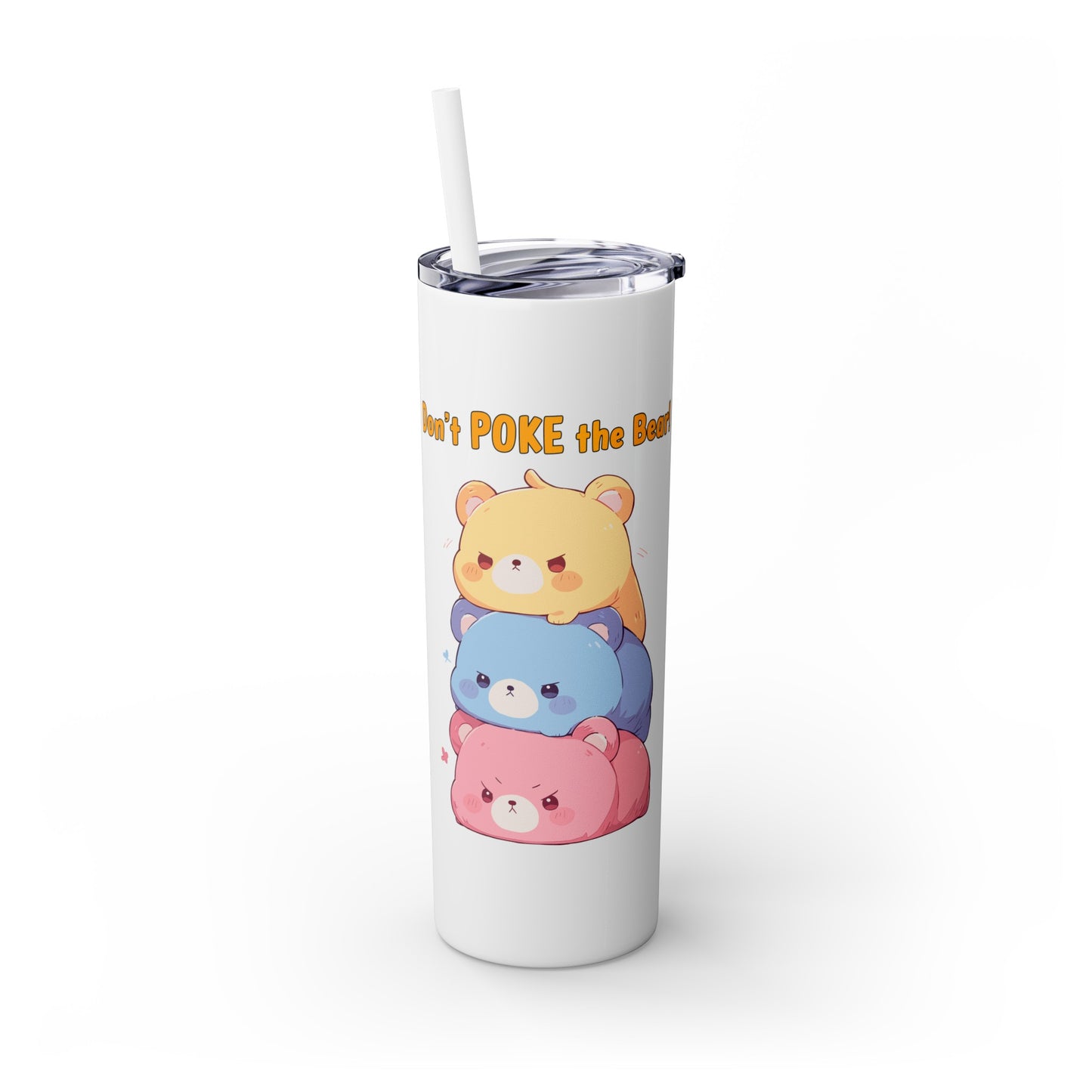 Kawaii, 20 Oz Tumbler, Stainless Steel, Leakproof T20-2405-Kawaii-Bear-001