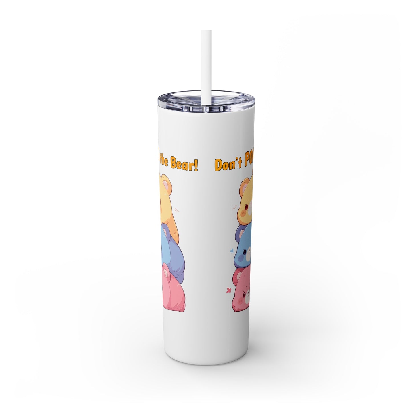 Kawaii, 20 Oz Tumbler, Stainless Steel, Leakproof T20-2405-Kawaii-Bear-001