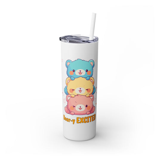 Kawaii, 20 Oz Tumbler, Stainless Steel, Leakproof T20-2405-Kawaii-Bear-002