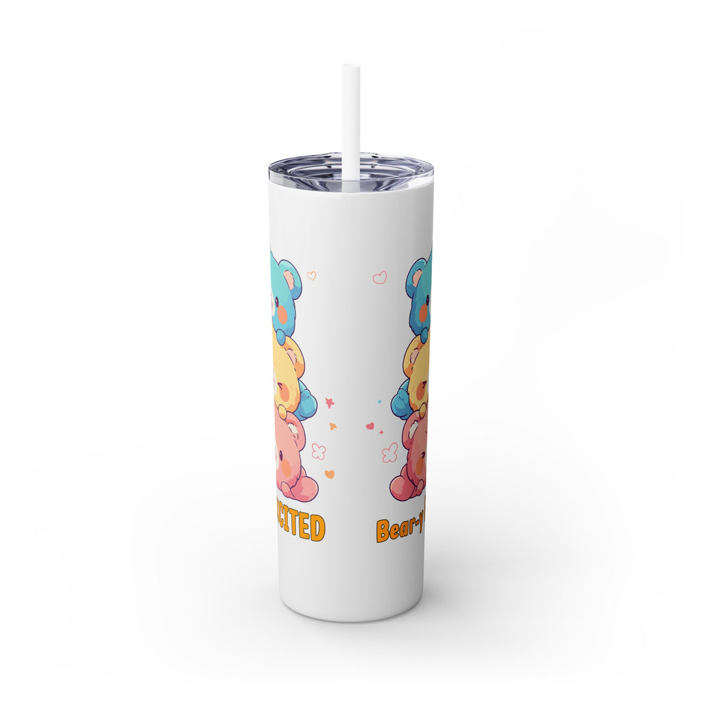 Kawaii，20盎司不锈钢防漏玻璃杯 T20-2405-Kawaii-Bear-002