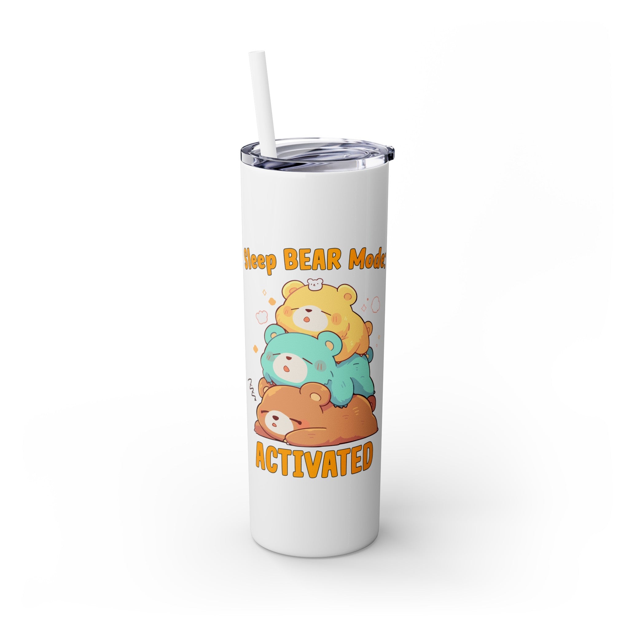 Kawaii，20盎司不锈钢防漏玻璃杯 T20-2405-Kawaii-Bear-003