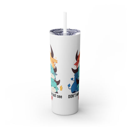 Kawaii, 20 Oz Tumbler, Stainless Steel, Leakproof T20-2405-Kawaii-Bull-001