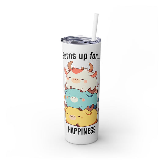 Kawaii, 20 Oz Tumbler, Stainless Steel, Leakproof T20-2405-Kawaii-Bull-002