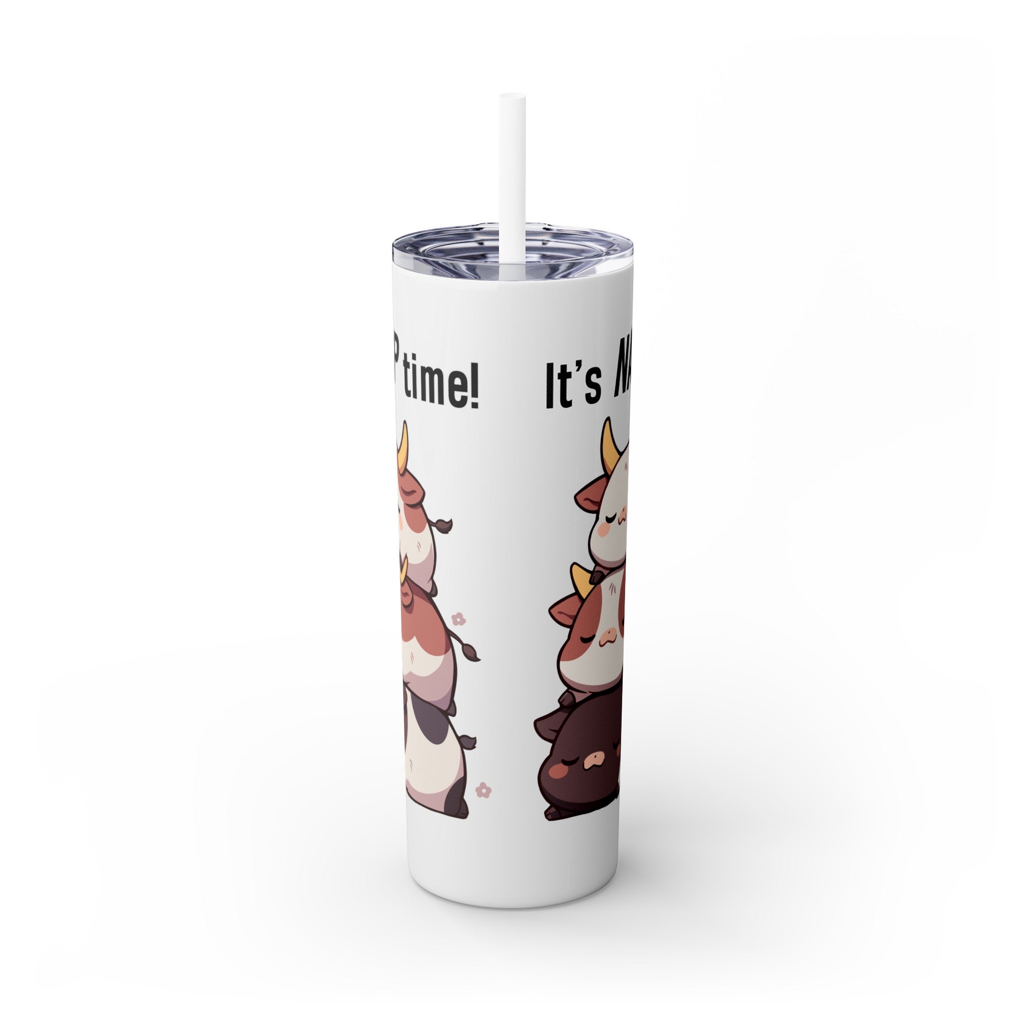Kawaii，20盎司不锈钢防漏玻璃杯 T20-2405-Kawaii-Bull-003