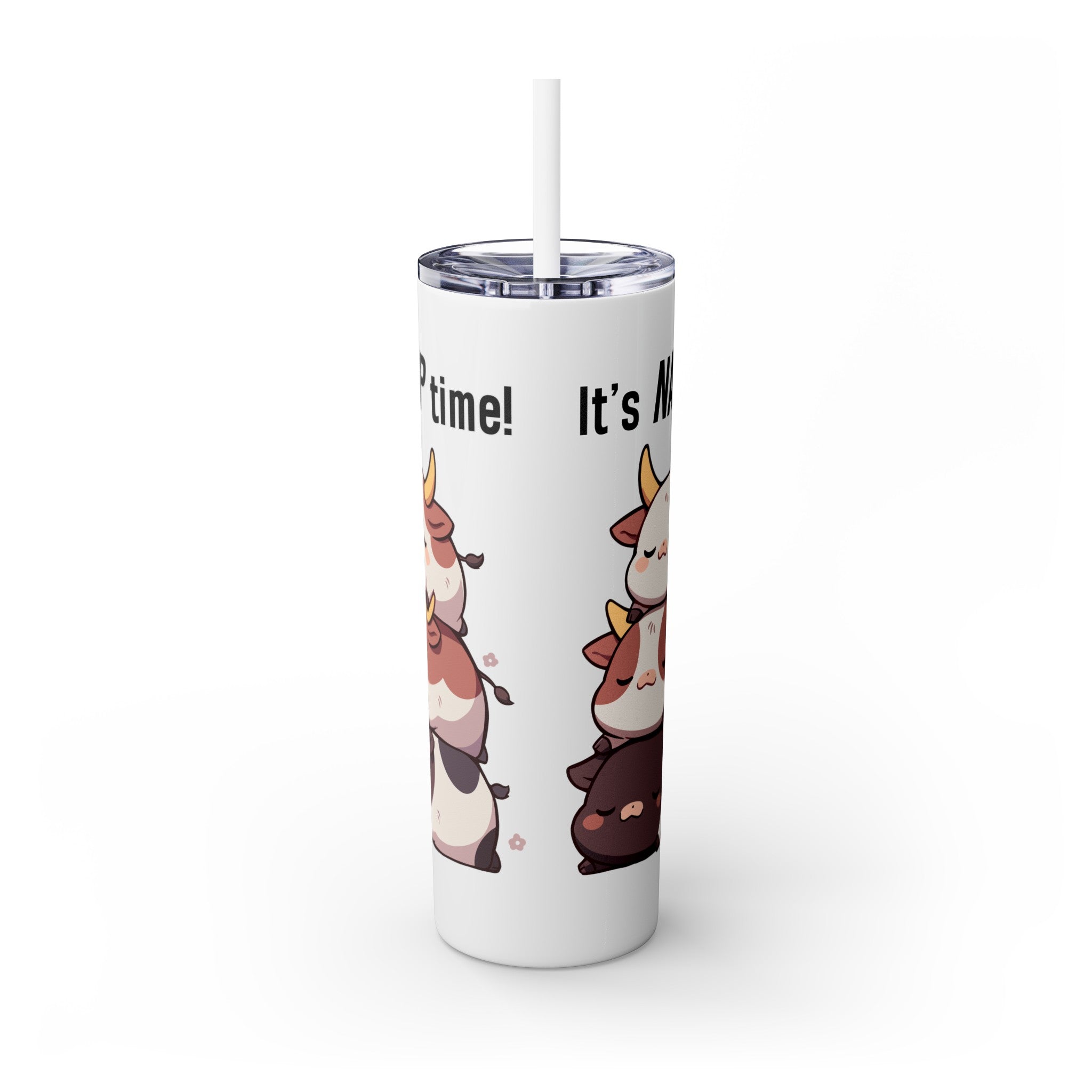 Kawaii，20盎司不锈钢防漏玻璃杯 T20-2405-Kawaii-Bull-003