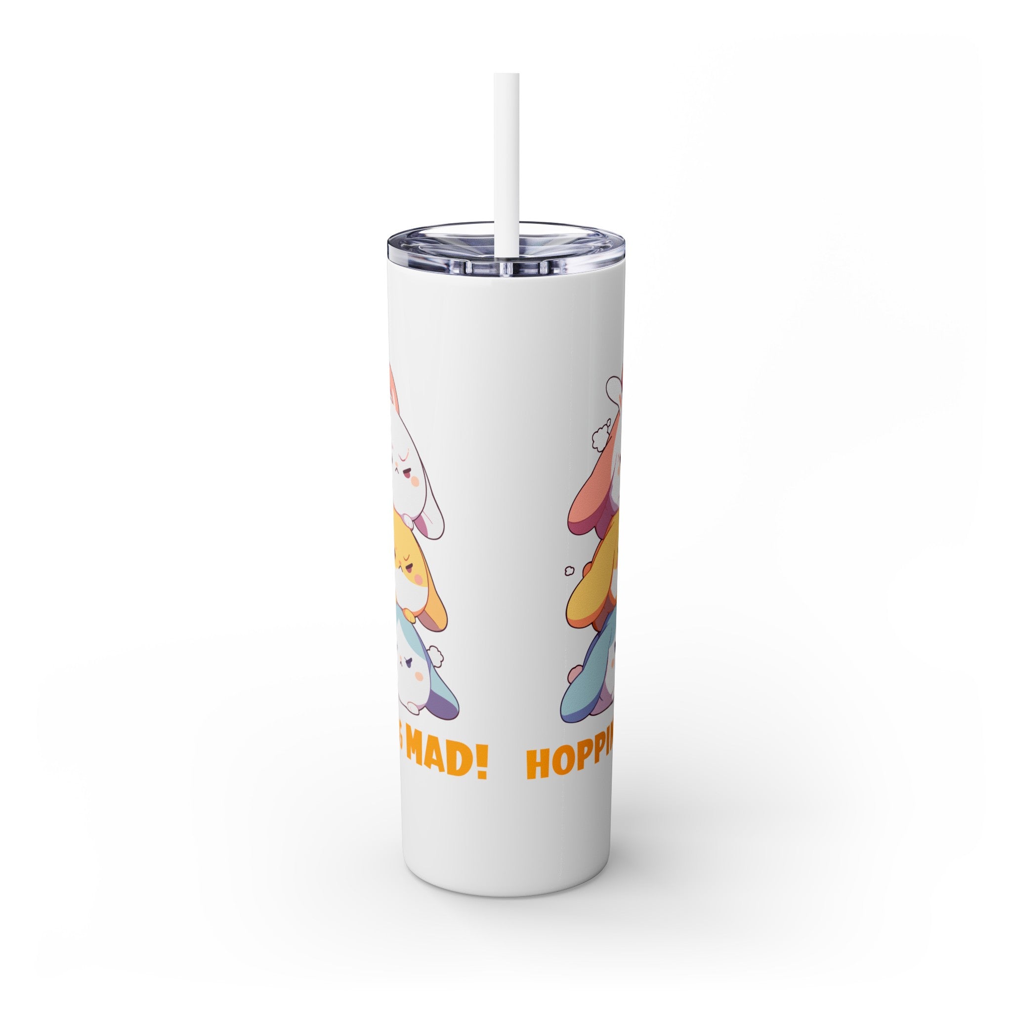 Kawaii，20盎司不锈钢防漏玻璃杯 T20-2405-Kawaii-Bunny-001