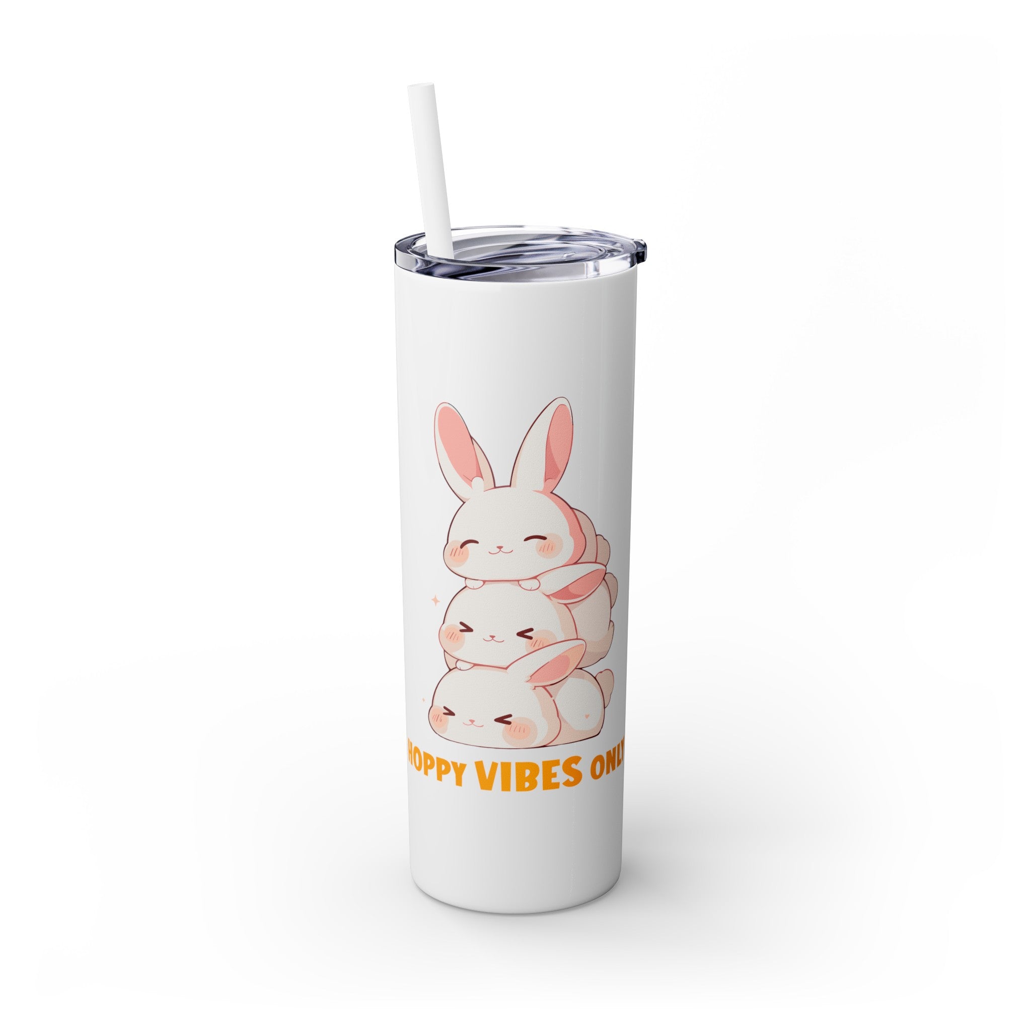 Kawaii，20盎司不锈钢防漏玻璃杯 T20-2405-Kawaii-Bunny-002