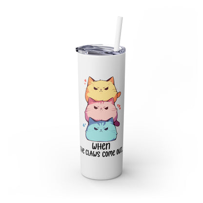 Kawaii, 20 Oz Tumbler, Stainless Steel, Leakproof T20-2405-Kawaii-Cat-001