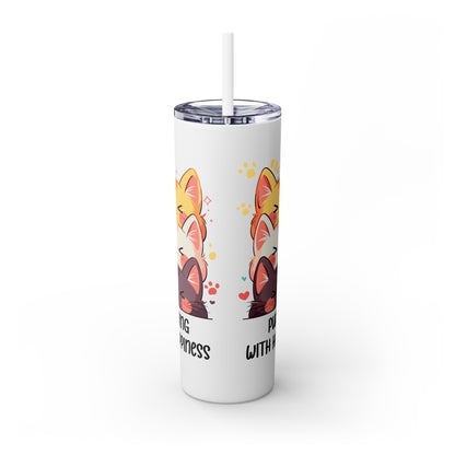 Kawaii, 20 Oz Tumbler, Stainless Steel, Leakproof T20-2405-Kawaii-Cat-002