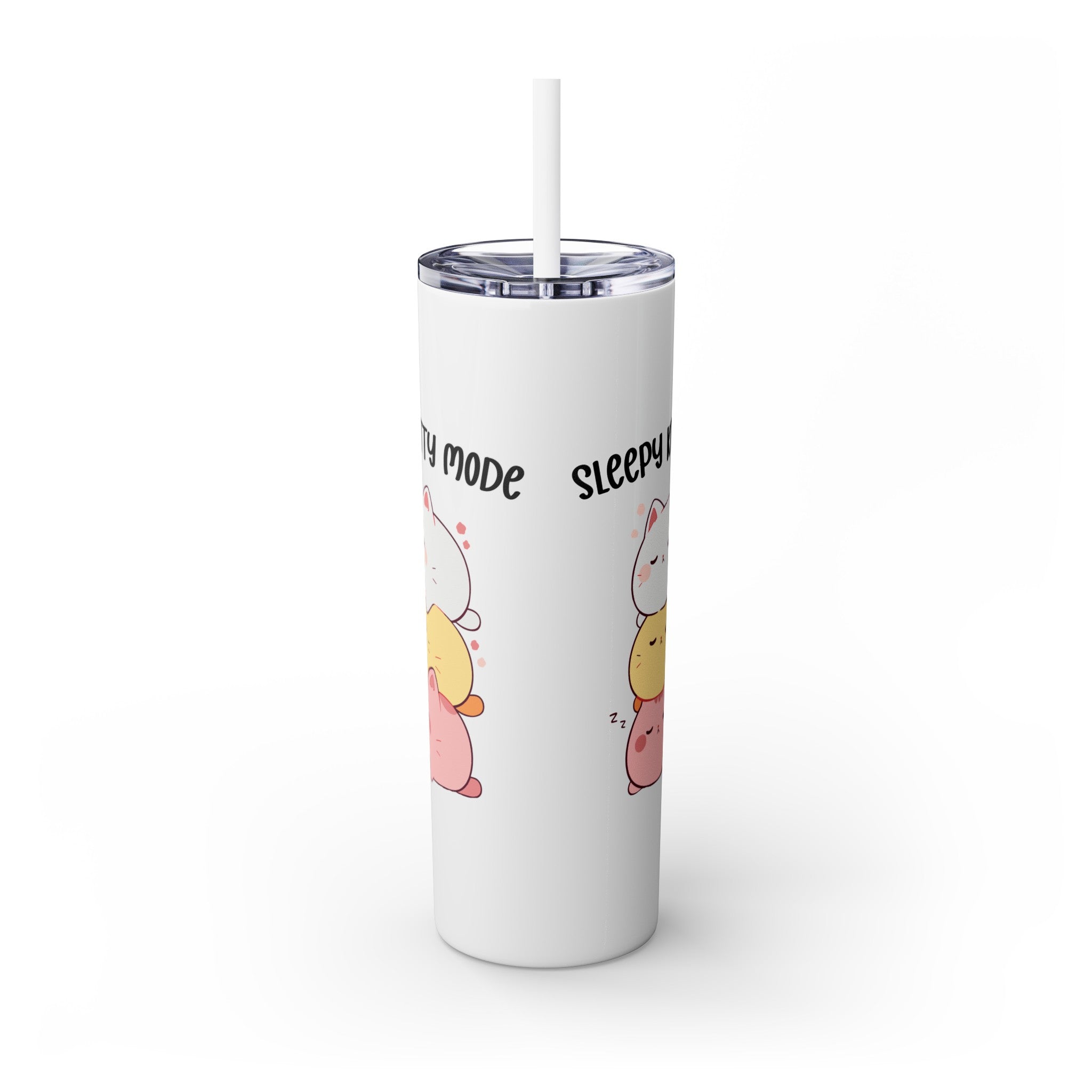Kawaii，20盎司不锈钢防漏玻璃杯 T20-2405-Kawaii-Cat-003